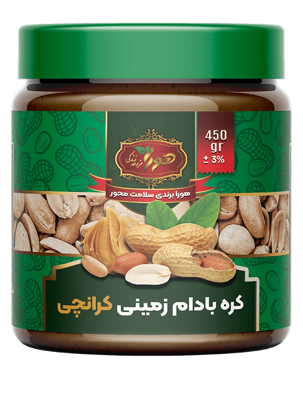 کره بادام زمینی کرانچی 450 گرمی