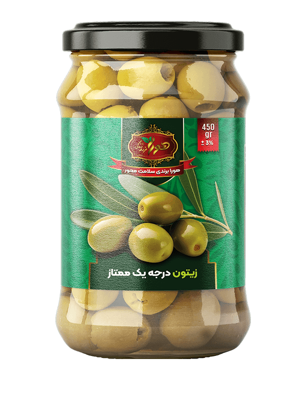 زیتون با هسته اعلا 500 گرمی